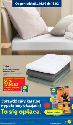 Prześcieradła dżersejowe z bawełną z gumką promocja w Lidl