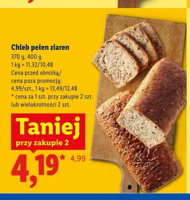 Chleb pełen ziaren promocja w Lidl