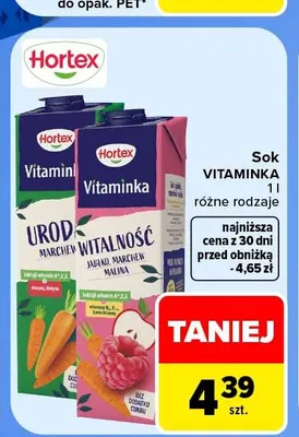 Sok Vitaminka promocja w Carrefour Market