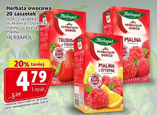Herbata owocowa promocja w Prim Market