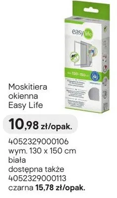 Moskitiera okienna wym. 130 x 150 cm biała promocja w Castorama