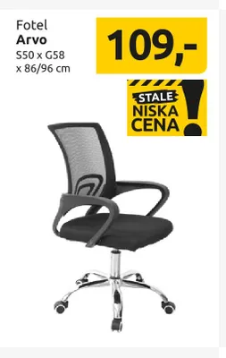 Fotel Arvo promocja w Black Red White