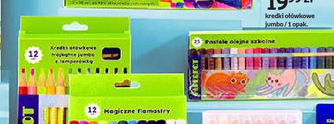 Kredki ołówkowe trójkątne jumbo Paperdot promocja w Empik