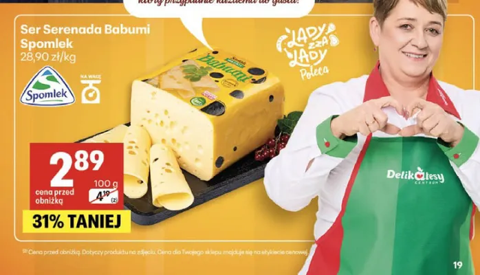 Ser Serenada Babumi Spomlek promocja w Delikatesy Centrum