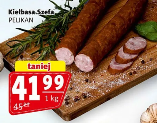 Kiełbasa Szefa Pelikan promocja w Prim Market