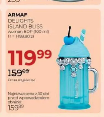 Woda perfumowana Armaf Delights Island Bliss promocja w Drogerie Jawa