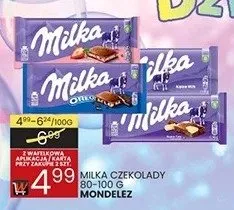 Czekolada Milka 80-100g promocja w Wafelek