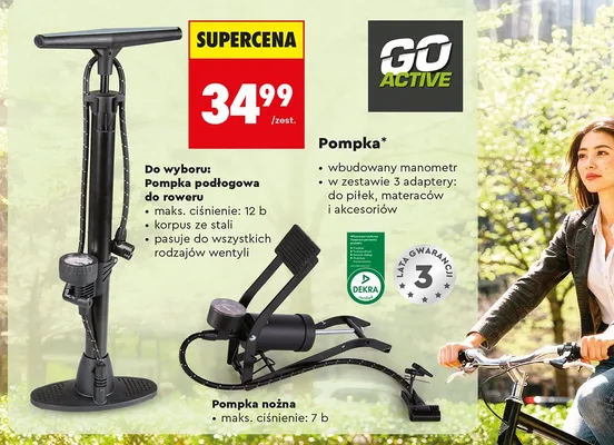 Pompka nożna promocja w Biedronka