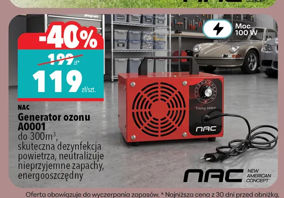 Generator ozonu Nac A0001 promocja w Biedronka Home