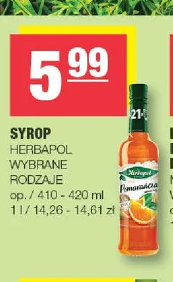 Syrop Herbapol promocja w SPAR