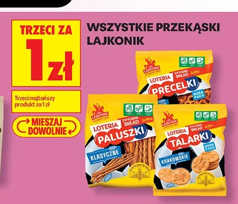 Paluszki Lajkonik Klasyczne promocja w Biedronka