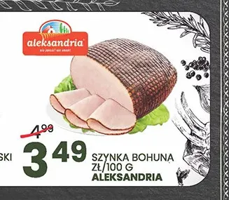 Szynka Bohuna Aleksandria promocja w Wafelek