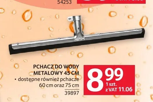 Pchacz do wody metalowy 45cm promocja w Selgros