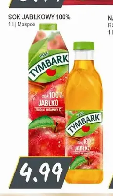 Sok jabłkowy Tymbark 100% promocja w Słoneczko
