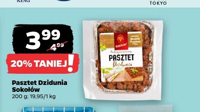 Pasztet Dzidunia Sokołów promocja w Netto