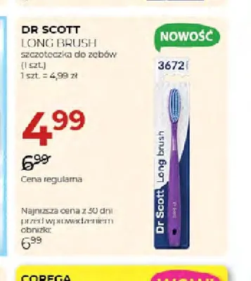 Szczoteczka do zębów Long Brush Dr Scott promocja w Drogerie Jawa