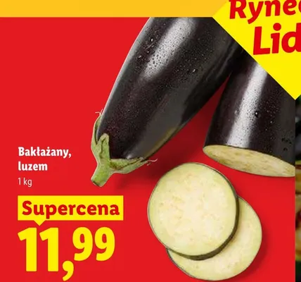 Bakłażan luzem promocja w Lidl