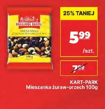 Mieszanka żurawinowo-orzechowa Bakaliowa Kraina promocja w API Market