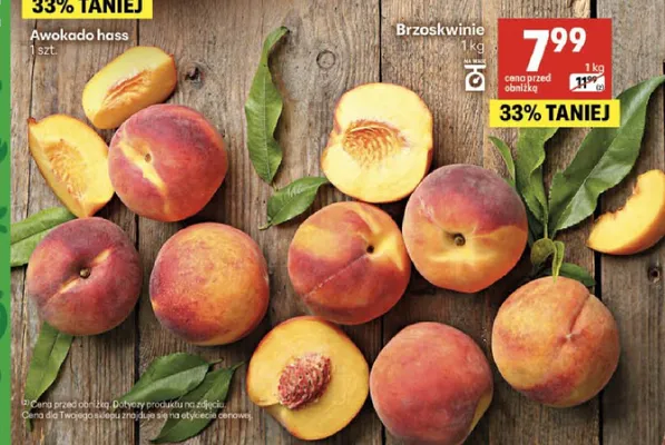 Brzoskwinie promocja w Delikatesy Centrum