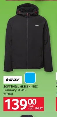 Softshell męski Hi-Tec promocja w Selgros
