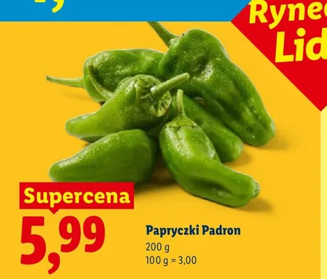 Papryczki Padron Ryneczek Lidla promocja w Lidl