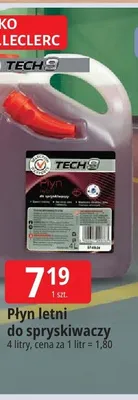 Płyn letni do spryskiwaczy Tech9 promocja w Leclerc