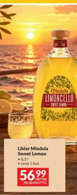 Likier Miodula Sweet Lemon promocja w Makro