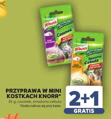 Przyprawa w mini kostkach Knorr czosnek promocja w Stokrotka