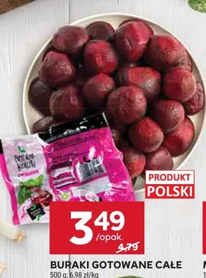 Buraki gotowane całe polskie promocja w Stokrotka