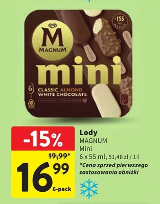 Lody Mini promocja w Intermarche