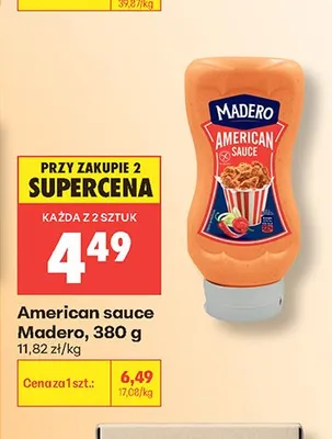 American sauce Madero promocja w Biedronka