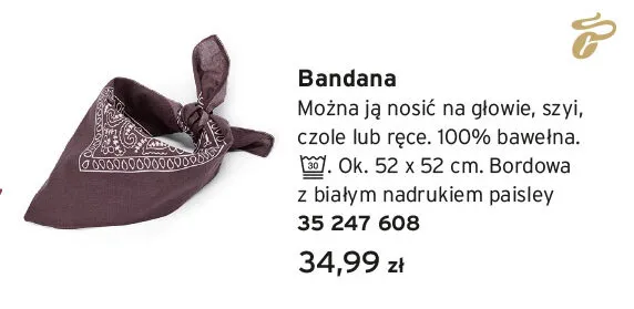 Bandana Tchibo promocja w Tchibo