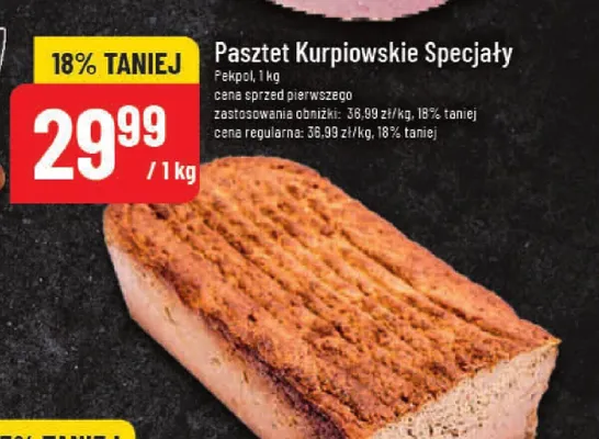 Pasztet Kurpiowskie Specjały promocja w POLOmarket