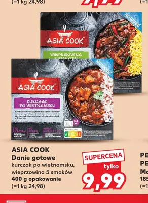 Danie gotowe kurczak po wietnamsku Asia Cook promocja w Kaufland