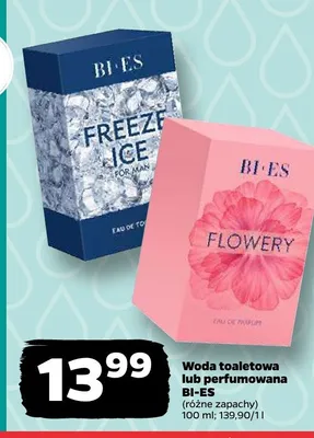 Woda toaletowa BI-ES Freeze Ice promocja w Netto