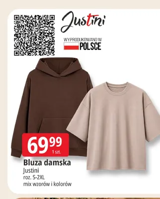 Bluza damska Justini promocja w Leclerc