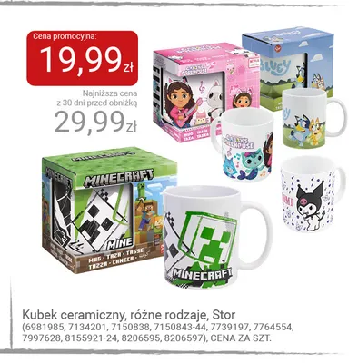 Kubek ceramiczny Stor promocja w Smyk