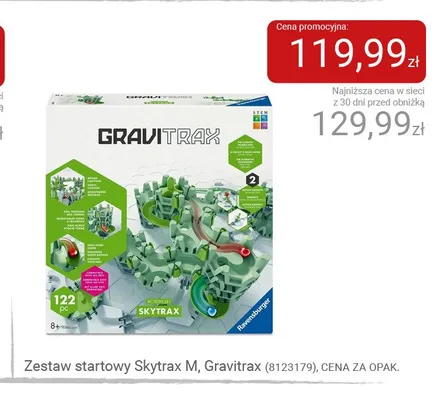 Tor kulkowy Zestaw startowy Skytrax M Ravensburger Gravitrax promocja w Smyk