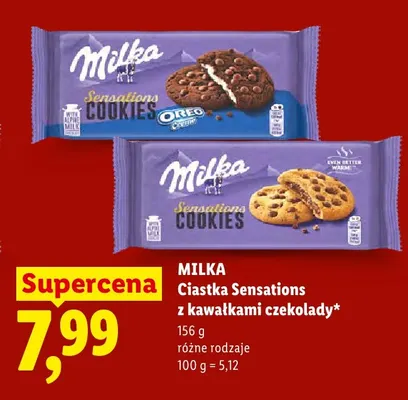 Ciastka Milka Sensations Cookies Oreo Creme promocja w Lidl