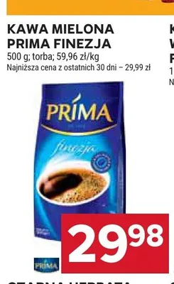 Kawa mielona Prima Finezja promocja w Stokrotka