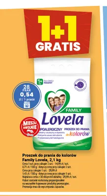 Proszek do prania do kolorów Lovela Family promocja w Twój Market