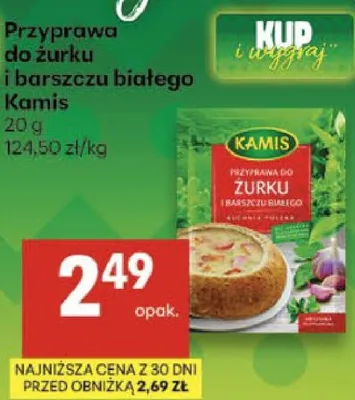 Przyprawa do żurku i barszczu białego promocja w Delikatesy Centrum
