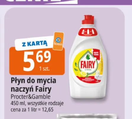 Płyn do mycia naczyń Fairy promocja w Leclerc