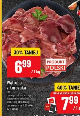 Wątroba z kurczaka promocja w POLOmarket