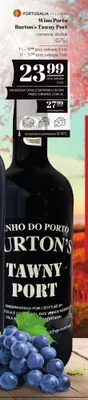 Wino czerwone Porto Burton's Tawny Port słodkie promocja w POLOmarket