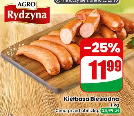 Kiełbasa biesiadna promocja w Dino