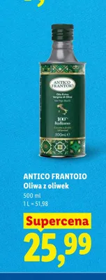 Oliwa z oliwek extra vergine Antico Frantoio promocja w Lidl