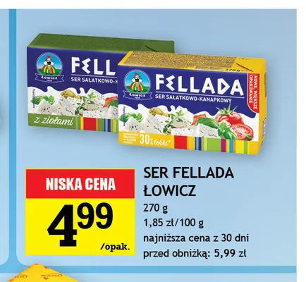 Ser Fellada Łowicz promocja w Gram Market