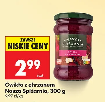 Ćwikła z chrzanem promocja w Biedronka