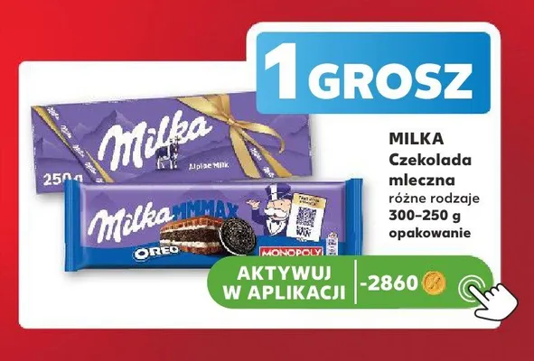 Czekolada mleczna Milka Oreo promocja w Kaufland
